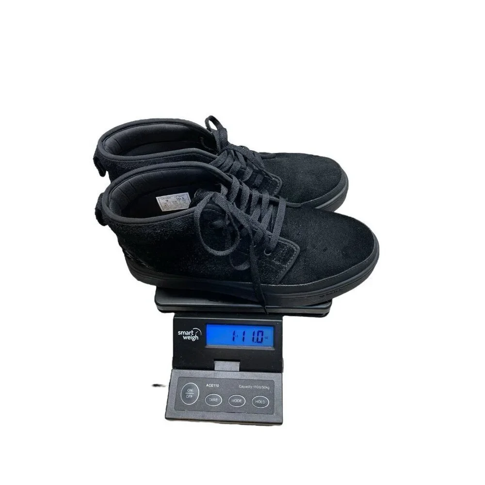 So iLL Classic Chukka Boots Wolf Black Water Resistant Unisex M9 W10.5
